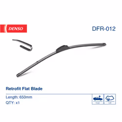 Balai d'essuie-glace DENSO DFR-012, DFR, 650mm, Avant, 1 pièce - Vue supplémentaire 4