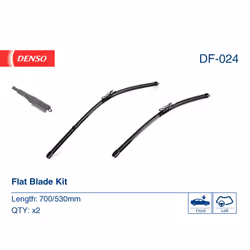 Balai d'essuie-glace DENSO DF-024, Flat Blades, 700+530mm, Avant, 2 pièce - Vue supplémentaire 4