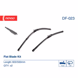 Balai d'essuie-glace DENSO DF-023, Flat Blades, 600+500mm, Avant, 2 pièce - Vue supplémentaire 4