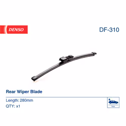 Balai d'essuie-glace DENSO DF-310, Flat Blades, 280mm, Arrière, 1 pièce - Vue supplémentaire 5