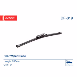 Balai d'essuie-glace DENSO DF-319, Flat Blades, 280mm, Arrière, 1 pièce - Vue supplémentaire 5