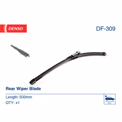 Balai d'essuie-glace DENSO DF-309, Flat Blades, 500mm, Arrière, 1 pièce - Vue supplémentaire 5