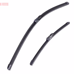 Balai d'essuie-glace DENSO DF-080, Flat Blades, 650+400mm, Avant, 2 pièce