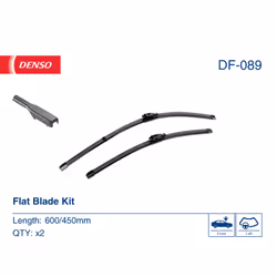 Balai d'essuie-glace DENSO DF-089,, 600+450mm, Avant, 2 pièce