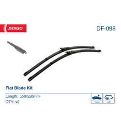 Balai d'essuie-glace DENSO DF-098,, 550mm, Avant, 2 pièce