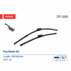 Balai d'essuie-glace DENSO DF-099,, 600+450mm, Avant, 2 pièce