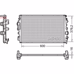 Radiateur, refroidissement moteur DENSO DRM01009 - Vue supplémentaire 3