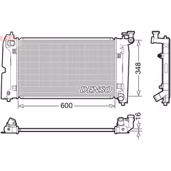Radiateur, refroidissement moteur DENSO DRM50110