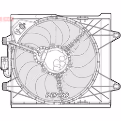 Ventilateur, refroidissement moteur DENSO DER09096