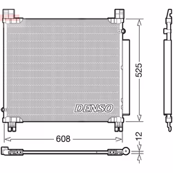 Condenseur, climatisation DENSO DCN50050