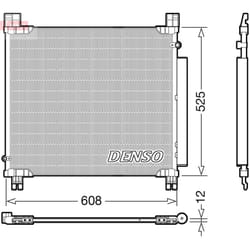 Condenseur, climatisation DENSO DCN50050