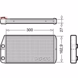 Échangeur de chaleur, chauffage habitacle DENSO DRR01002