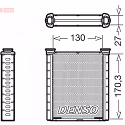 Échangeur de chaleur, chauffage habitacle DENSO DRR46001