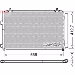 Condenseur, climatisation DENSO DCN50059