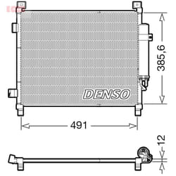 Condenseur, climatisation DENSO DCN46031