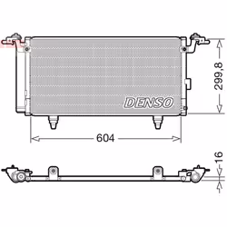 Condenseur, climatisation DENSO DCN36005
