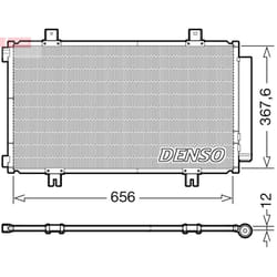 Condenseur, climatisation DENSO DCN47009