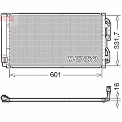 Condenseur, climatisation DENSO DCN05033