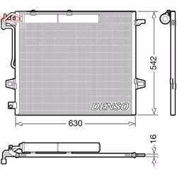 Condenseur, climatisation DENSO DCN17057