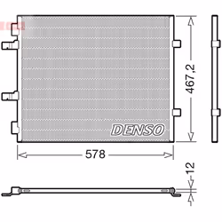 Condenseur, climatisation DENSO DCN20042