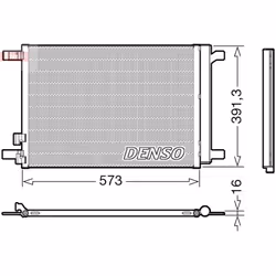 Condenseur, climatisation DENSO DCN32066