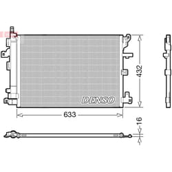Condenseur, climatisation DENSO DCN33012