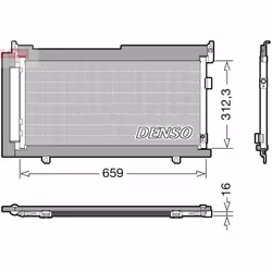 Condenseur, climatisation DENSO DCN36006