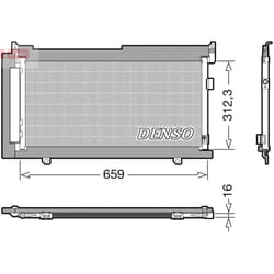 Condenseur, climatisation DENSO DCN36006