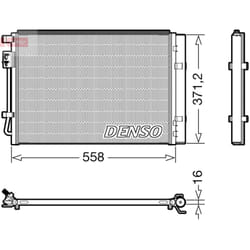 Condenseur, climatisation DENSO DCN41015