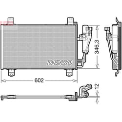 Condenseur, climatisation DENSO DCN44017