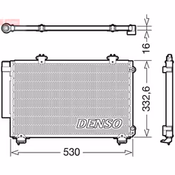 Condenseur, climatisation DENSO DCN50060