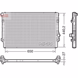 Radiateur, refroidissement moteur DENSO DRM32049