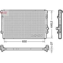 Radiateur, refroidissement moteur DENSO DRM32049