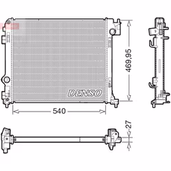 Radiateur moteur DENSO DRM46065