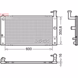 Radiateur moteur DENSO DRM50133