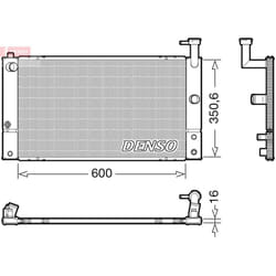 Radiateur moteur DENSO DRM50133