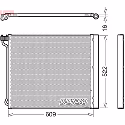 Condenseur, climatisation DENSO DCN05034 - Vue supplémentaire 2