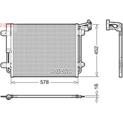 Condenseur, climatisation DENSO DCN32067