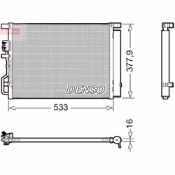 Condenseur, climatisation DENSO DCN41018