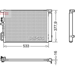 Condenseur, climatisation DENSO DCN41018