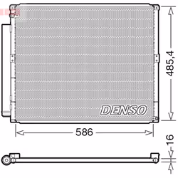 Condenseur, climatisation DENSO DCN50113