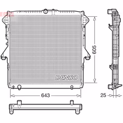 Radiateur moteur DENSO DRM10119