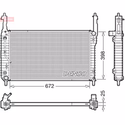 Radiateur moteur DENSO DRM20123