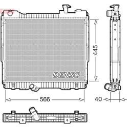 Radiateur, refroidissement moteur DENSO DRM23119