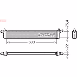Radiateur moteur DENSO DRM50136