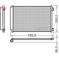 Condenseur, climatisation DENSO DCN09146