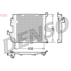 Condenseur, climatisation DENSO DCN20012