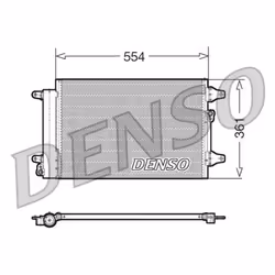 Condenseur, climatisation DENSO DCN32015