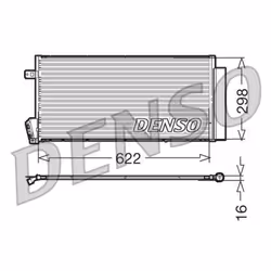 Condenseur, climatisation DENSO DCN09018