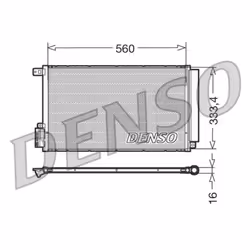 Condenseur, climatisation DENSO DCN13109